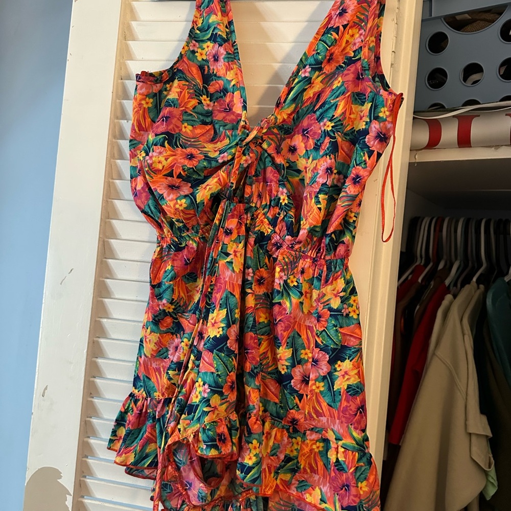 Floral Wrap Dress